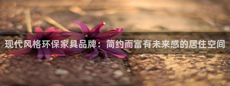沐鸣2网址官网：现代风格环保家具品牌：简约而富有未来感的居住