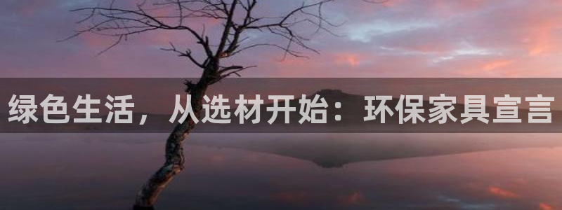 沐鸣2平台代理登录网址是什么：绿色生活，从选材开始：环保家具